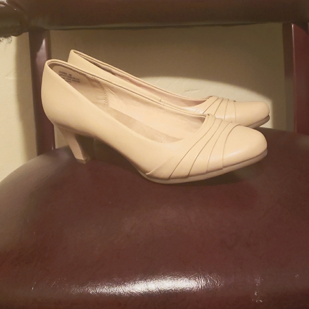 Nude short heels